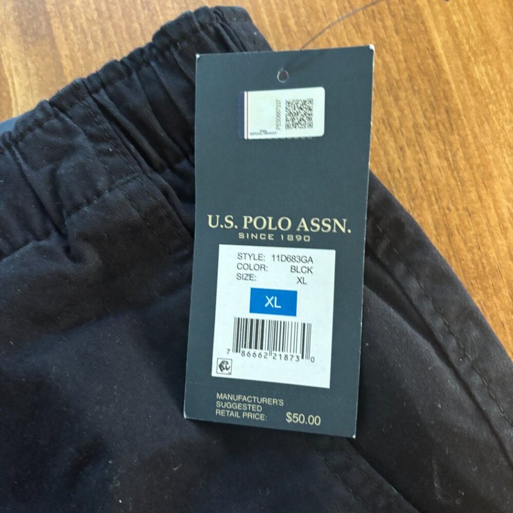 Ralph Lauren Polo Assn PULL ON STRETCH TWILL JOGGER SHORT - Picture 2 of 3